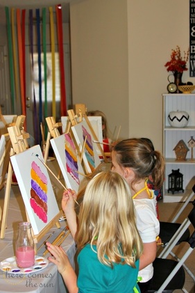 Design Your Own Canvas Painting Party, Ages 8-12 yrs - Yard Card Fun™